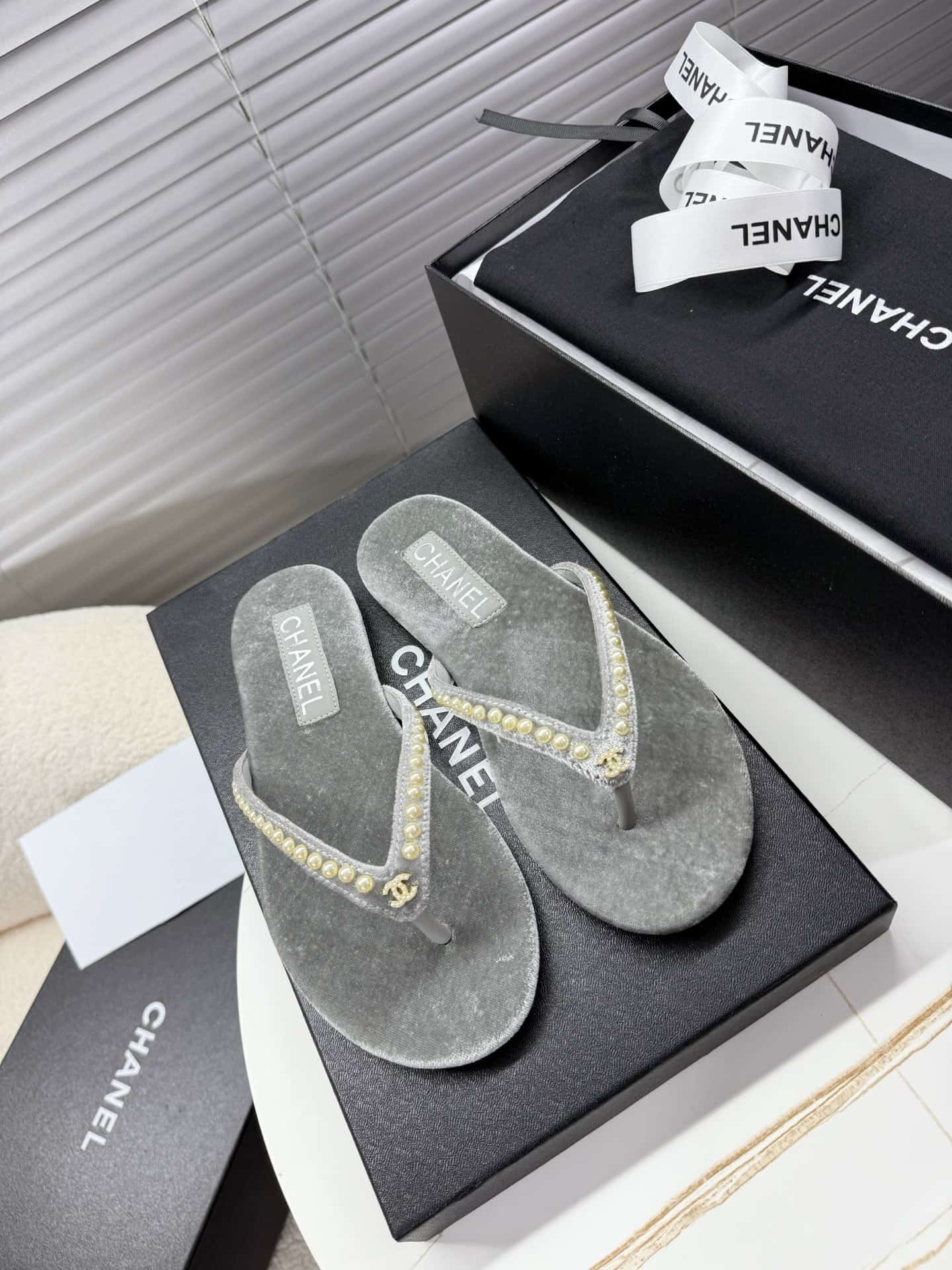 Chanel Pool Thong Mules shoes Women