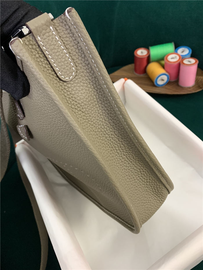 Hermes Evelyne III TPM Mini Bag Calfskin In Gris Tourterelle High