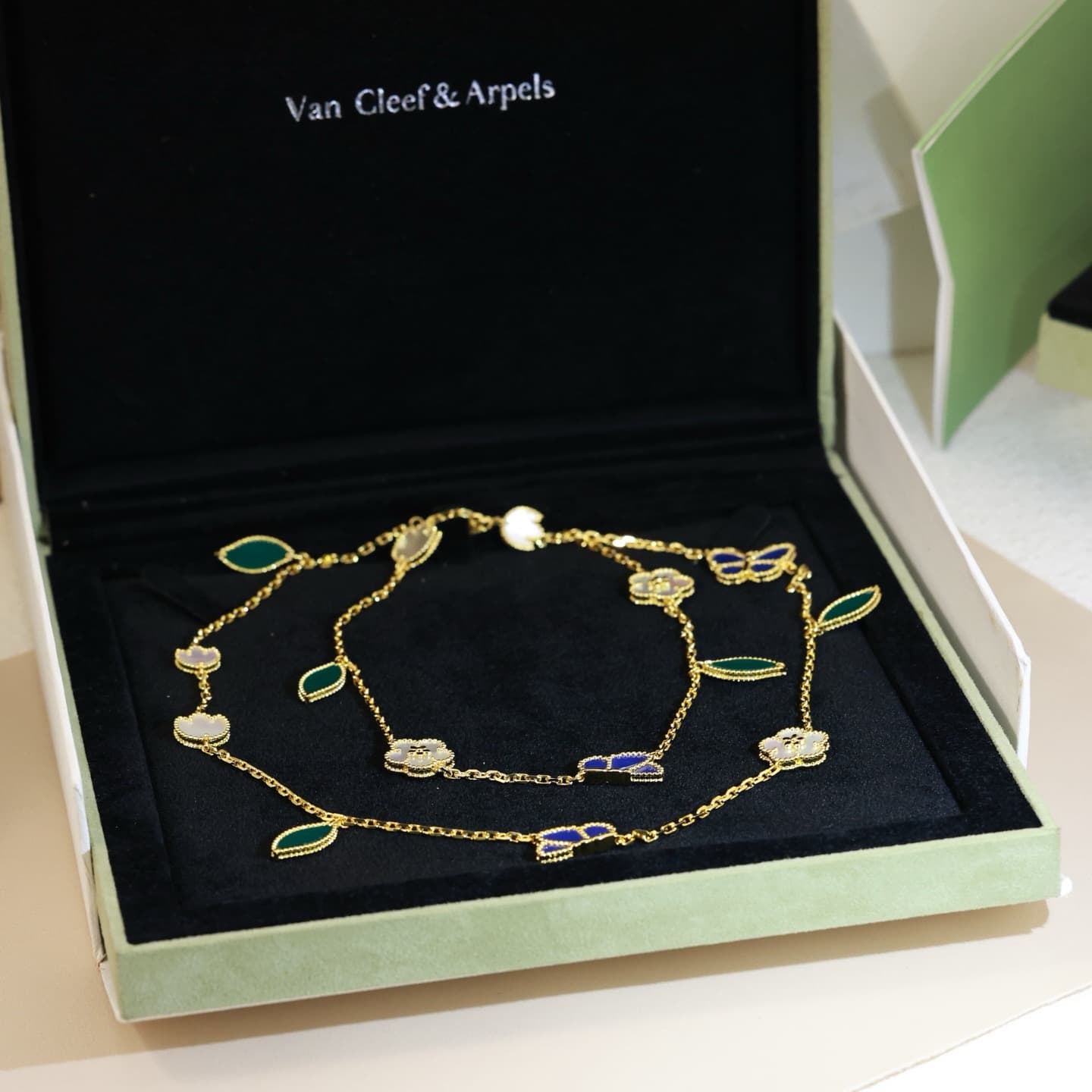 Van Cleef & Arpels Lucky Spring Butterfly Long Necklace High
