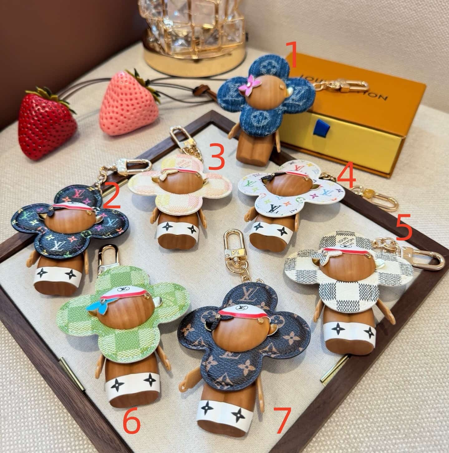 Louis Vuitton Vivienne Baker Bag Charm Key Holder