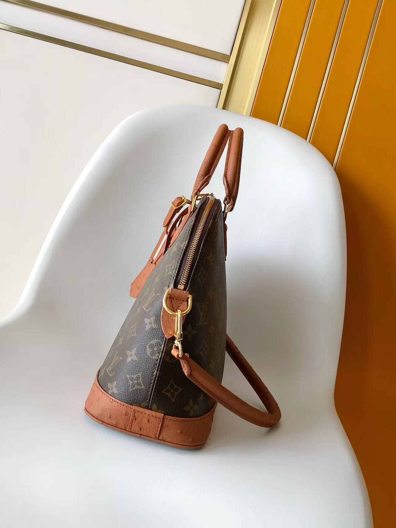 Louis Vuitton Alma MM Soft Celebration Monogram coated canvas N30049 High