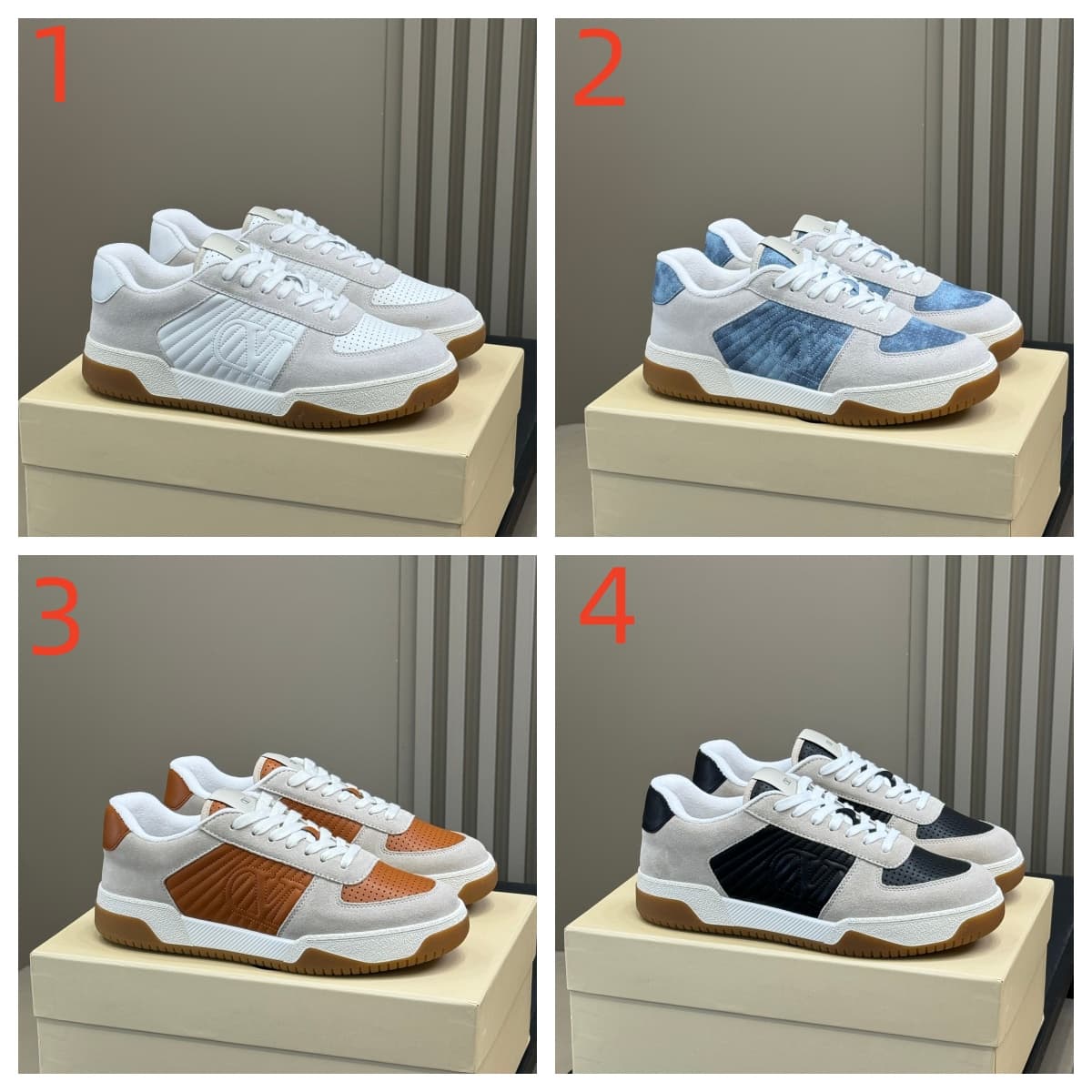 Valentino Sparry Sneaker In Split Shoes Men Women