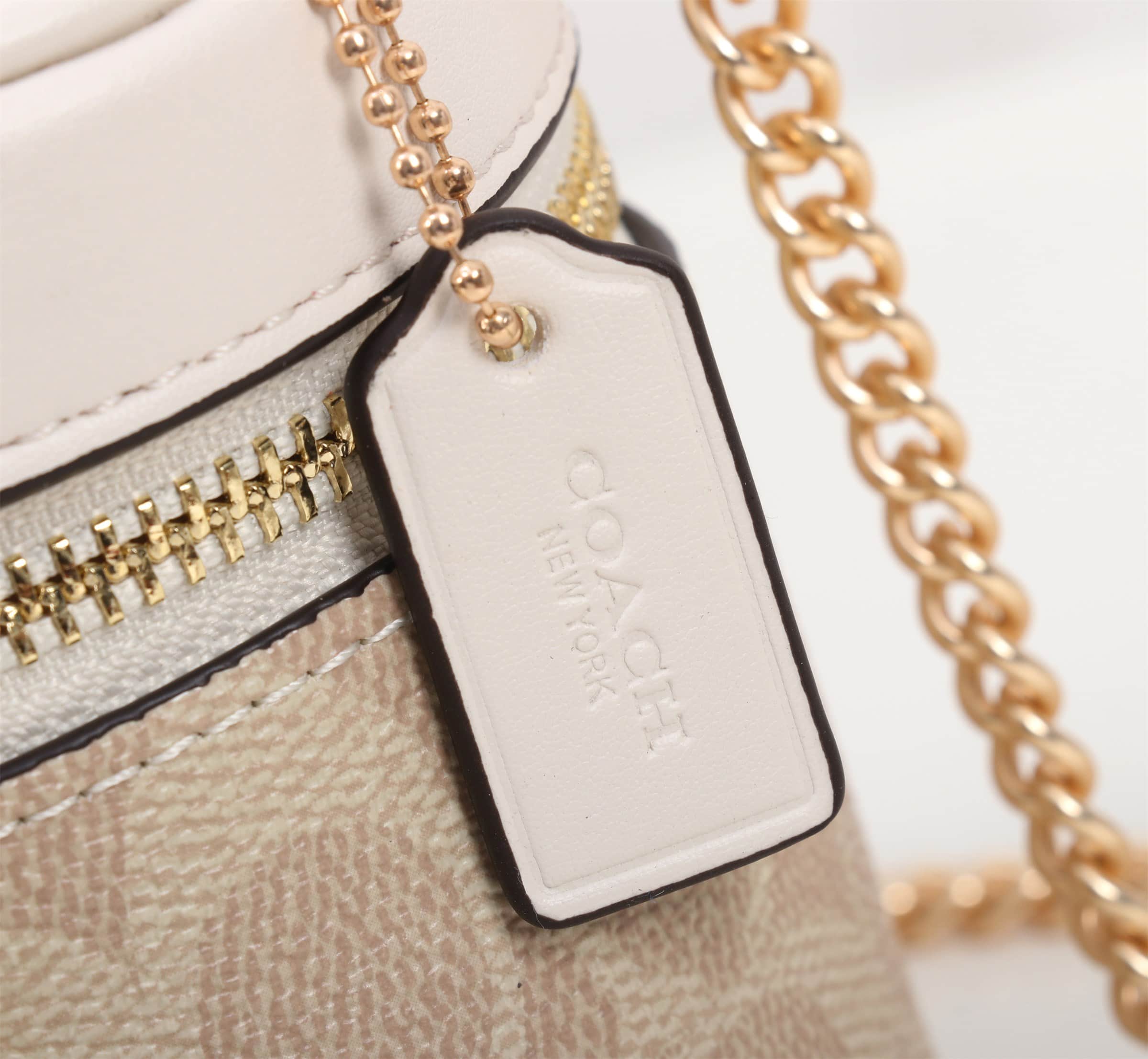 COACH Ava Crossbody Bag in Signature Canvas Beige CY733 High