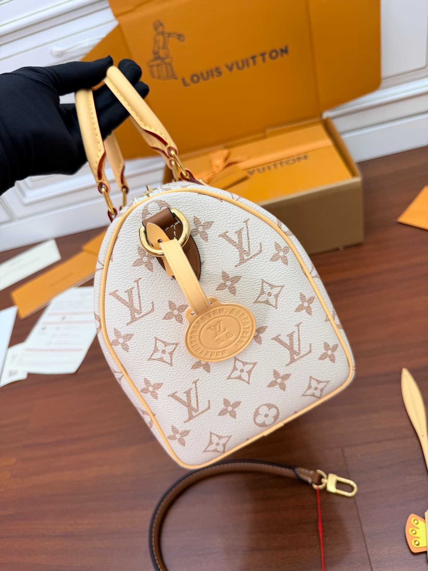 Louis Vuitton Speedy Bandoulière 25 Monogram Dune Coated canvas M2A038 TOP