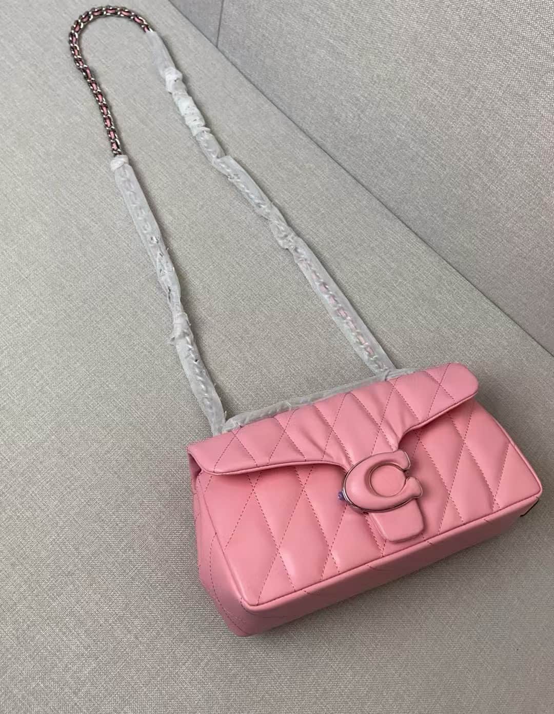 Coach Tabby Chain Crossbody Bag 19 With Quilting High