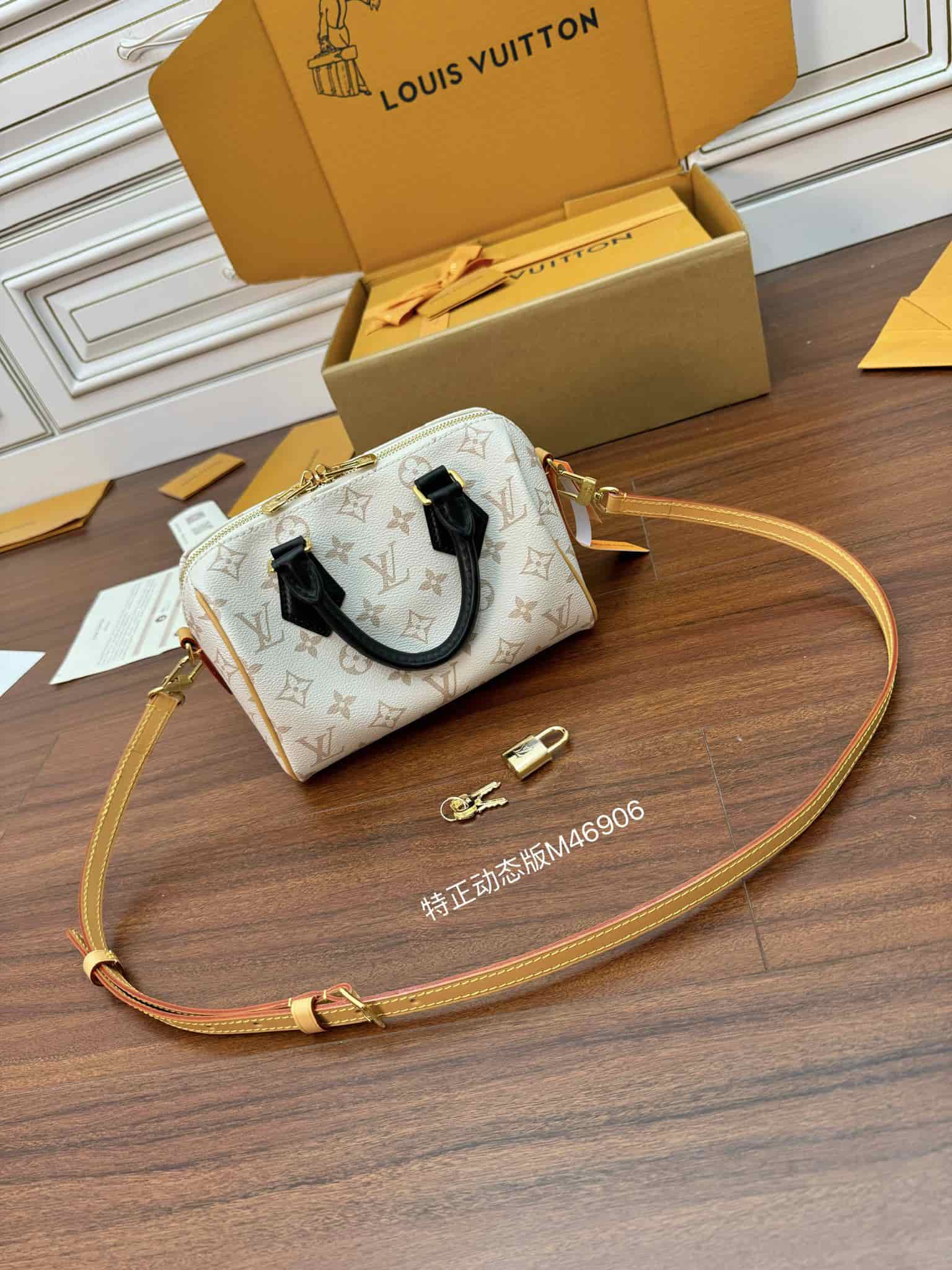 Louis Vuitton Speedy Bandoulière 20 Monogram coated canvas M46906 Top