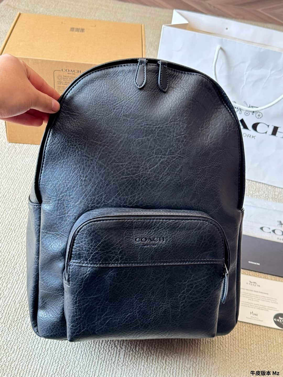 Coach Houston Backpack In Smooth calf leather