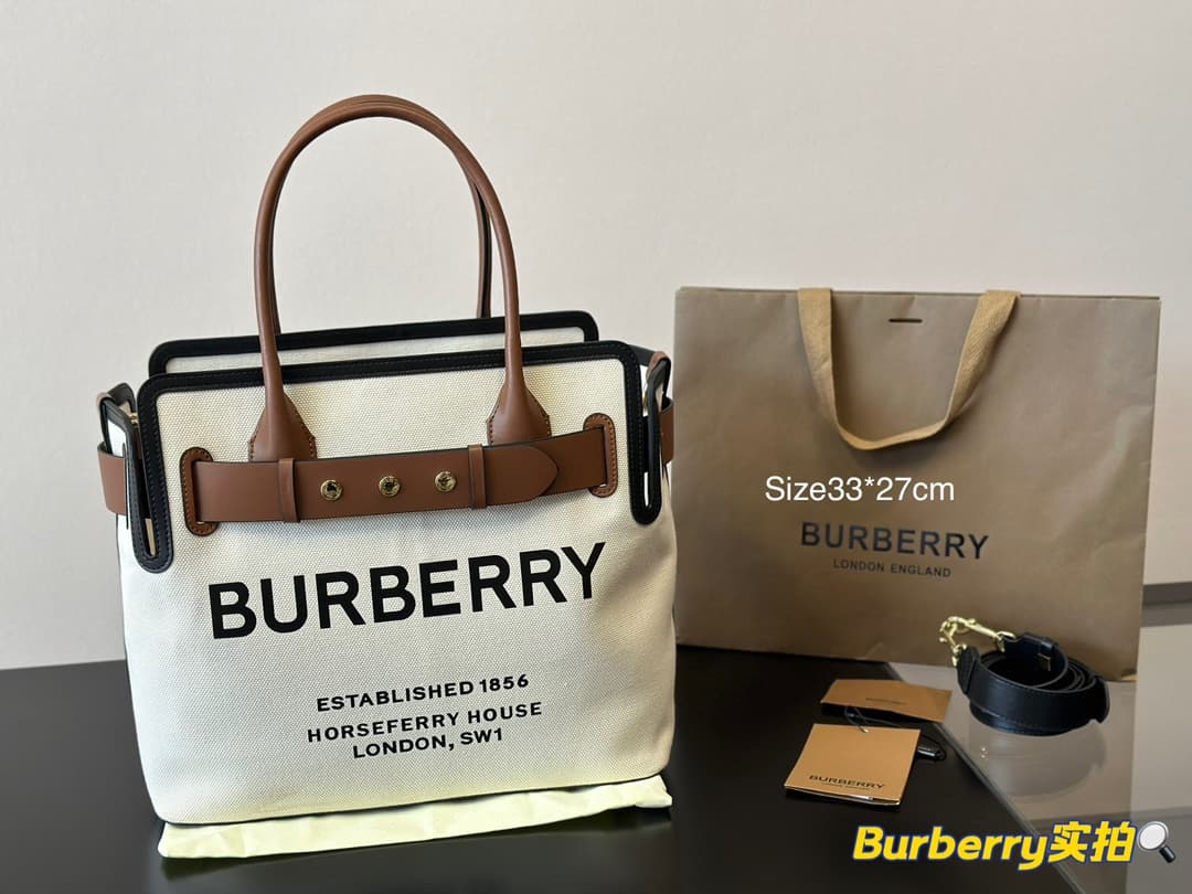 Burberry Belt Medium Tote Bag