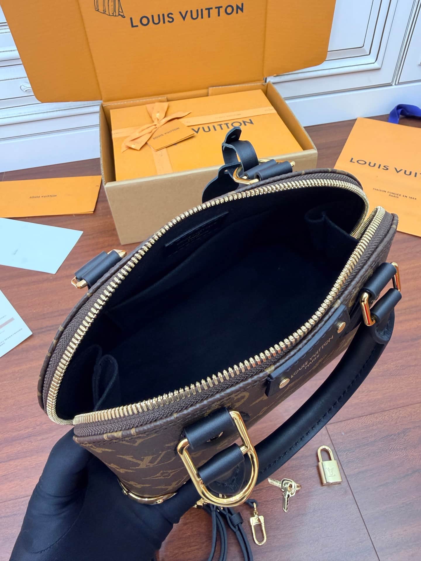 Louis Vuitton Alma Trunk BB Monogram coated canvas M26084 TOP