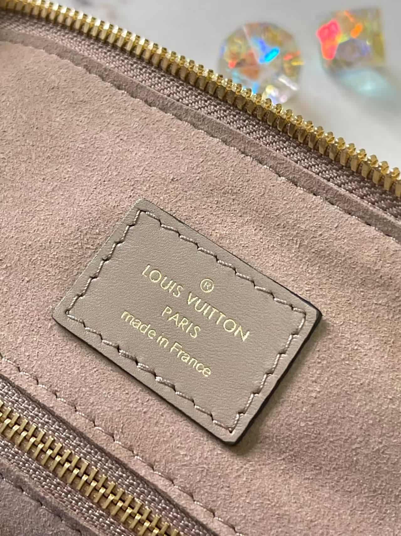 Louis Vuitton Speedy Bandouliere 25 Monogram Empreinte M58947 Taupe High