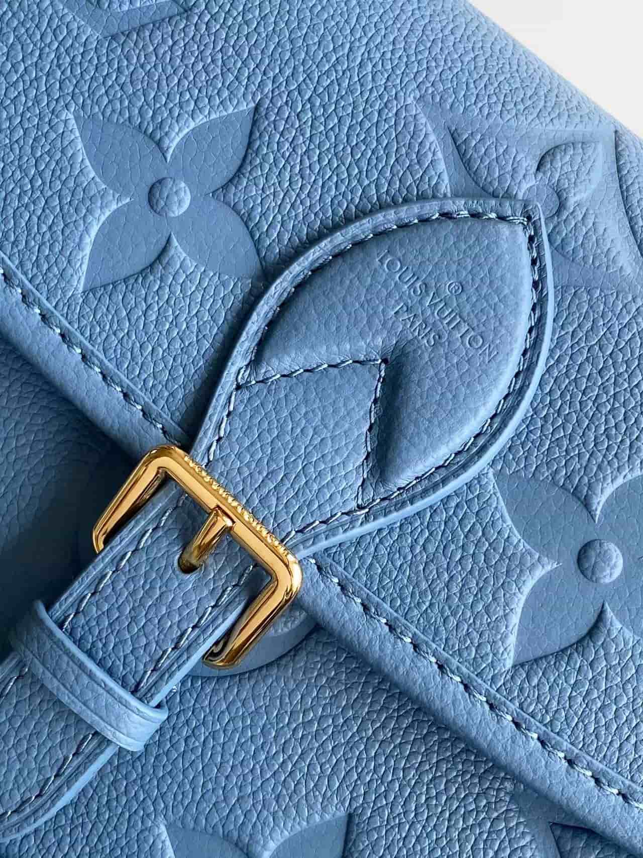 Louis Vuitton Diane Blue Jean Cowhide leather M27362 High