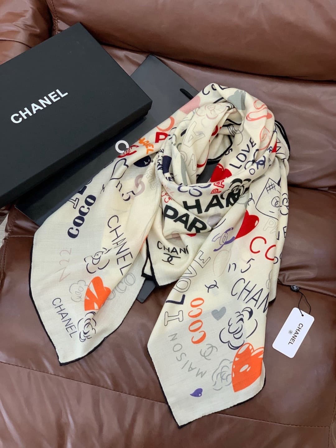 Chanel Silk Square Scarf