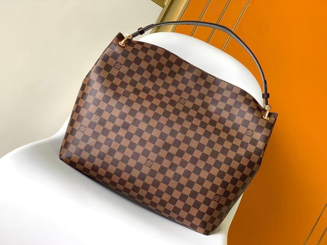Louis Vuitton Graceful in Damier Ebene coated canvas High