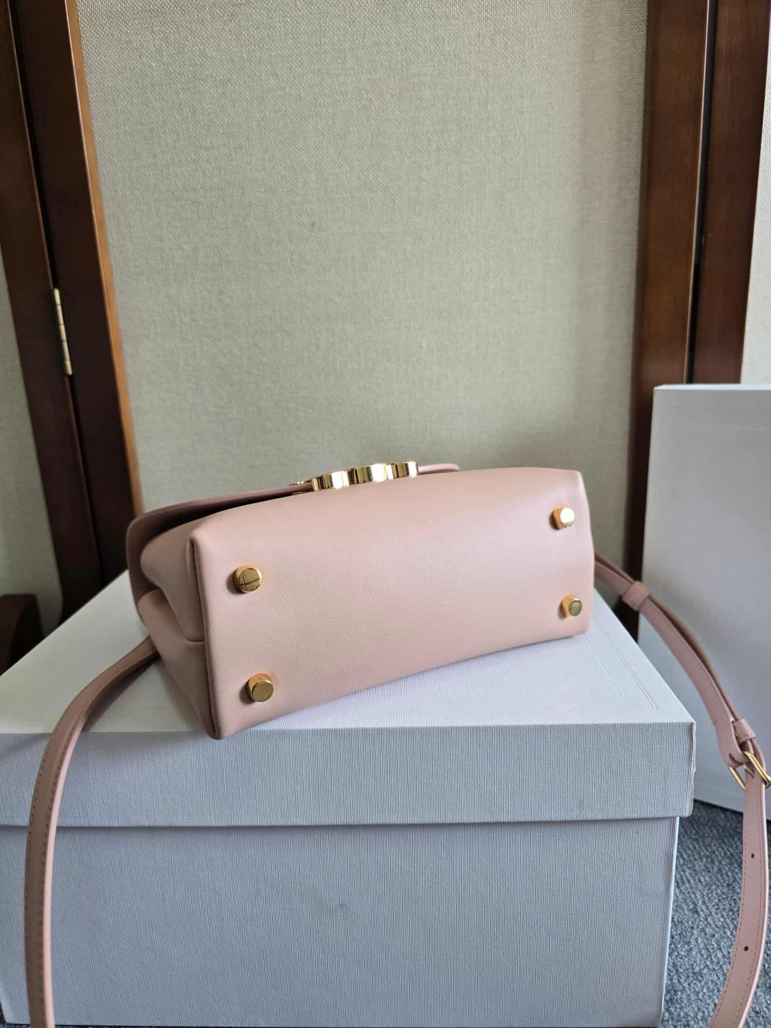 Celine Mini Nino bag in Pink Supple Calfskin High