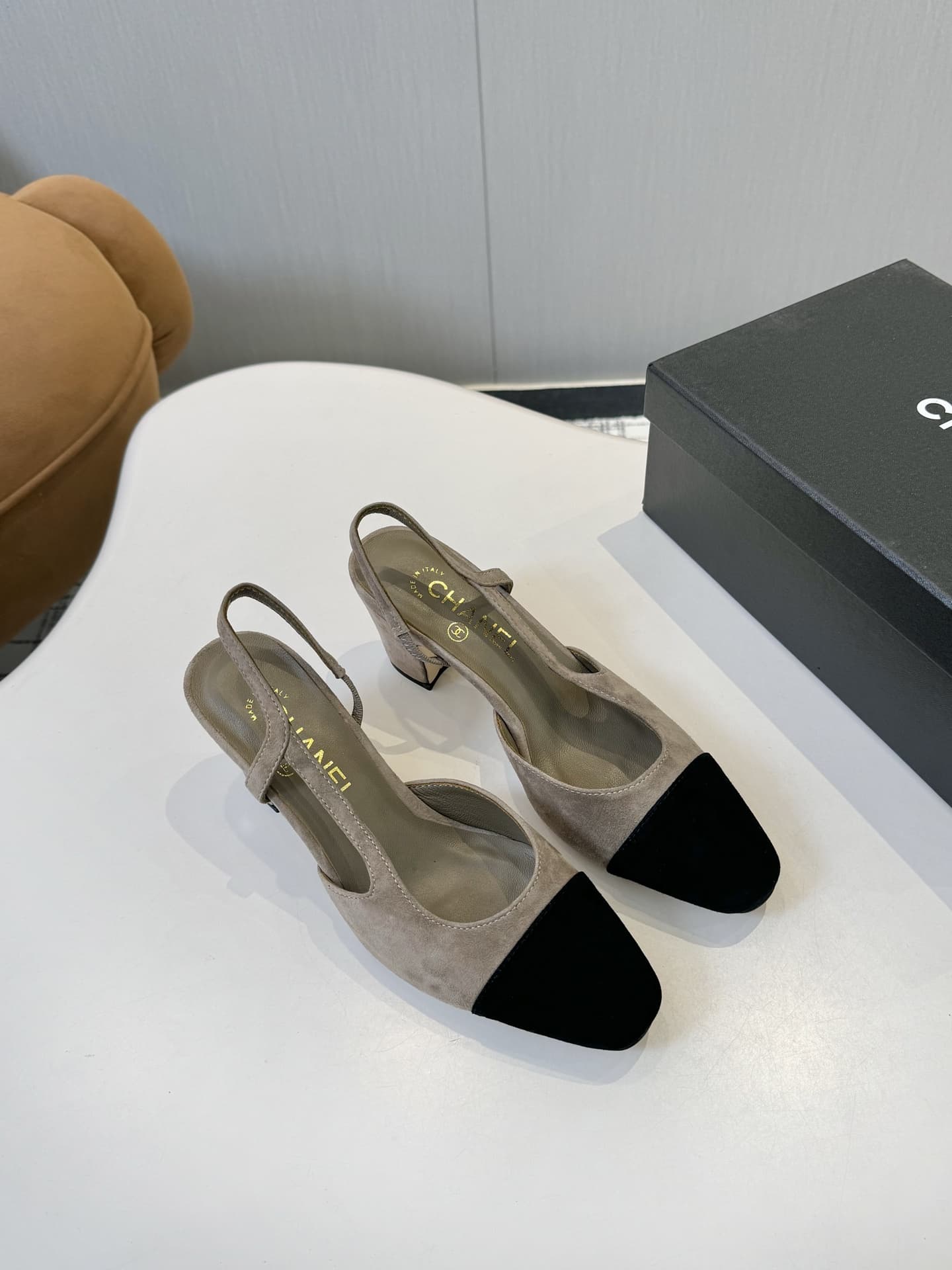 Chanel Slingback Pumps Medium Women