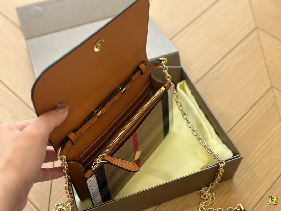 Burberry Hampshire House Check Crossbody Bag