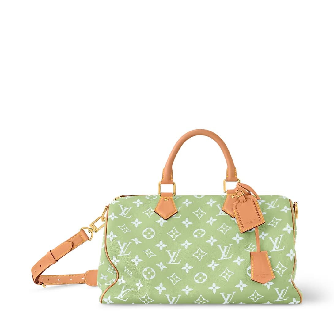 Louis Vuitton Speedy P9 Bandoulière 40 Frozen Lime Calf leather M13921 TOP