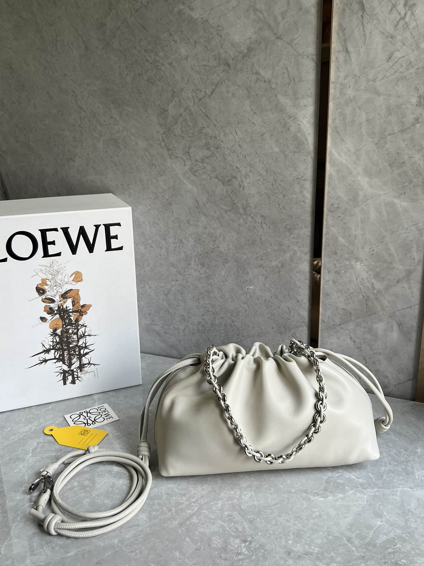 Flamenco purse Medium in mellow nappa lambskin High