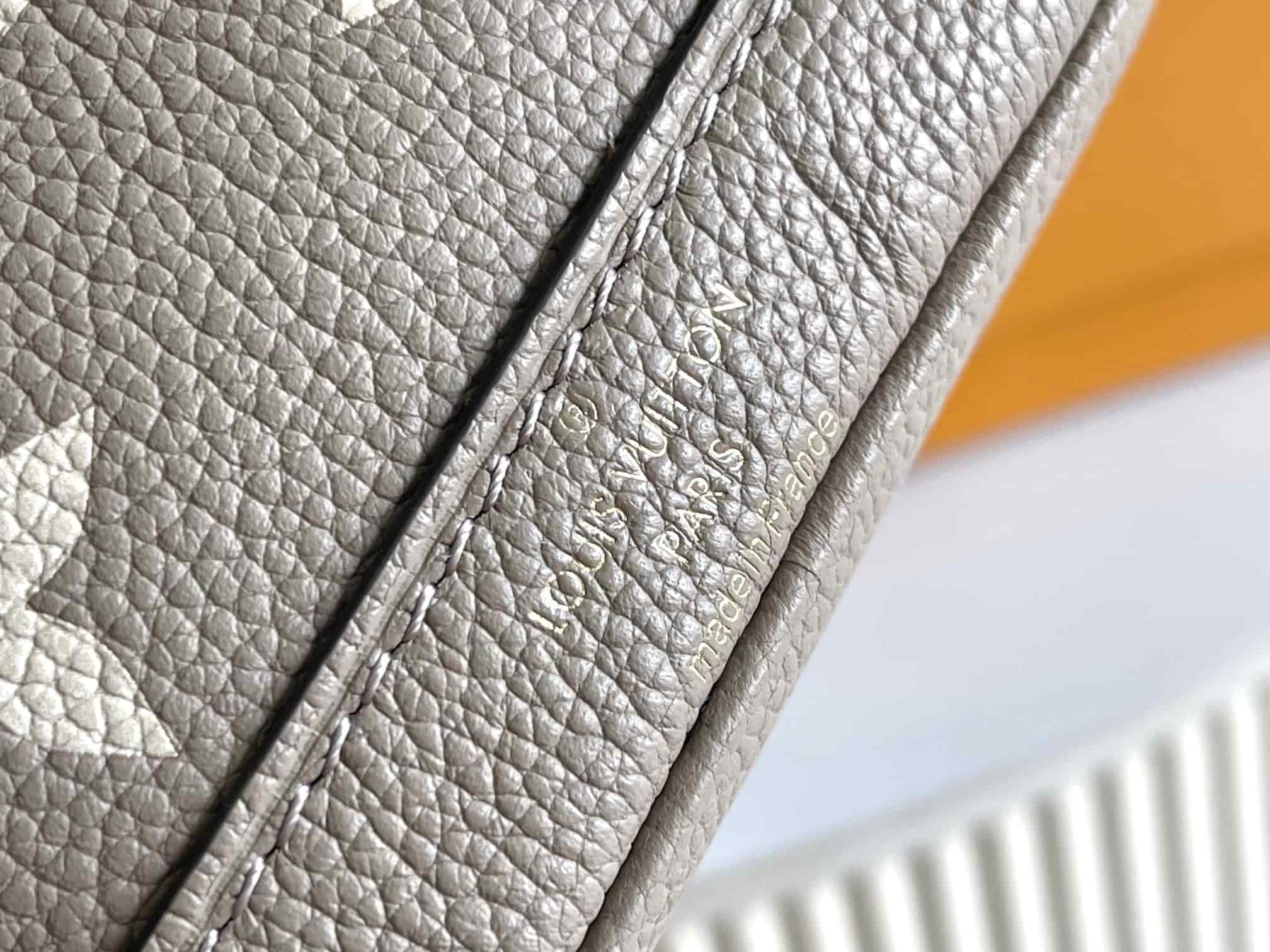 Louis Vuitton Nano Noé Tourterelle Gray / Cream Monogram Empreinte leather M46291 TOP