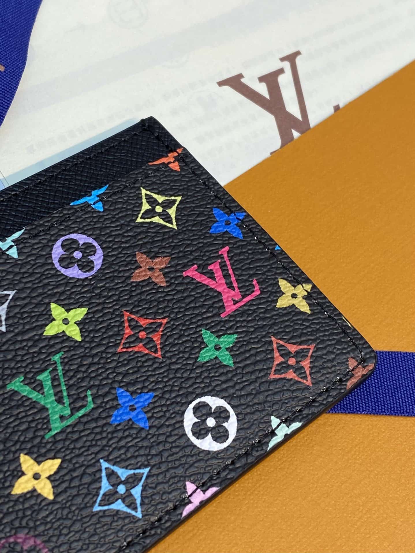 Louis Vuitton x Murakami Card Holder Monogram coated canvas M13403 High