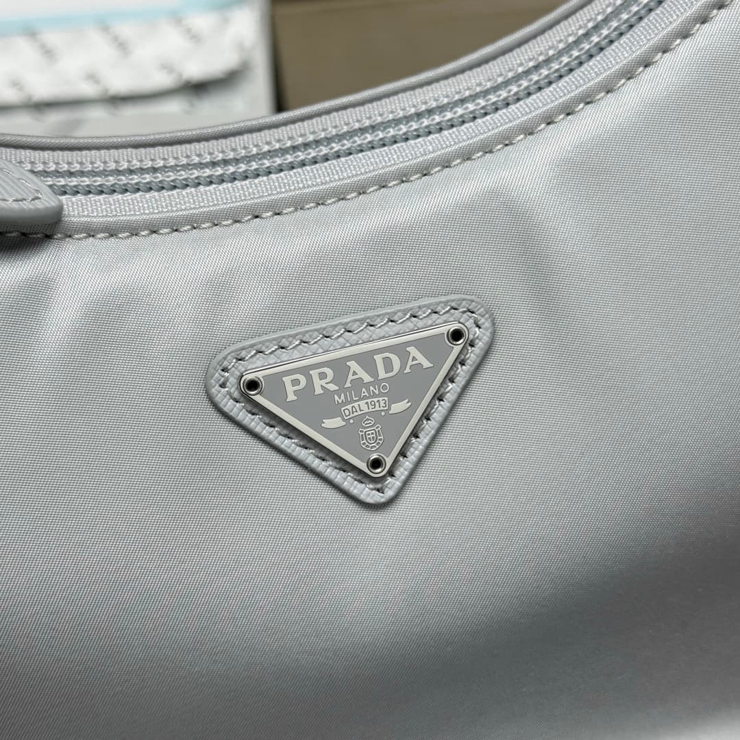 Prada Re-Nylon Re-Edition 2000 mini-bag Grey Recycled Polyamide 1NE515 High