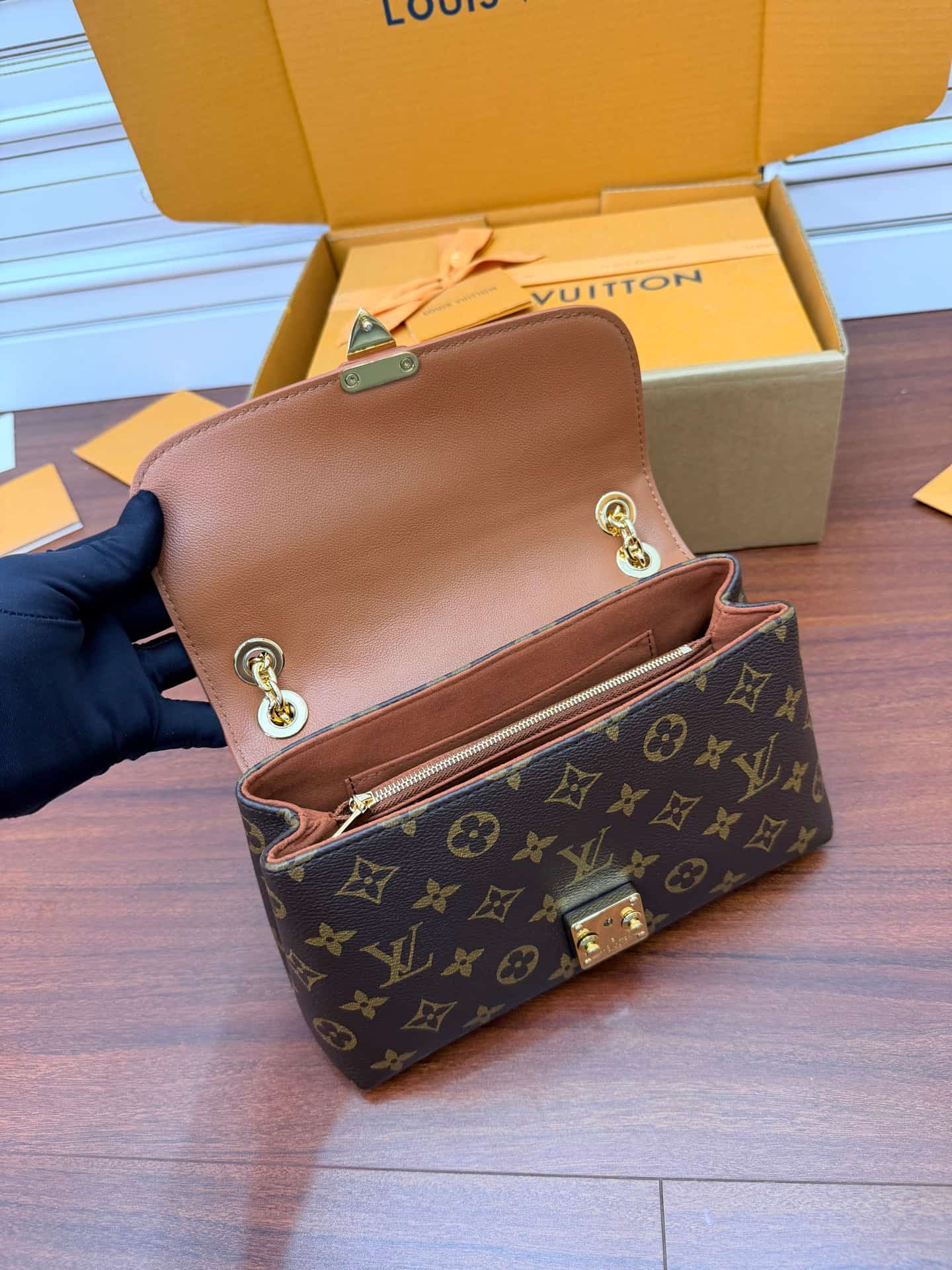 Louis Vuitton Madeleine BB Monogram/Cognac Brown Coated canvas M28588 TOP