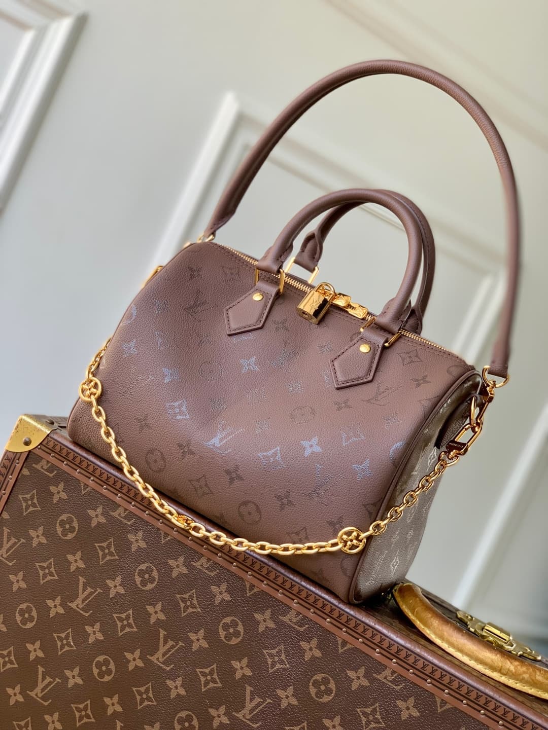 Louis Vuitton Speedy Bandoulière 25 Monogram leather M26691 Brown High