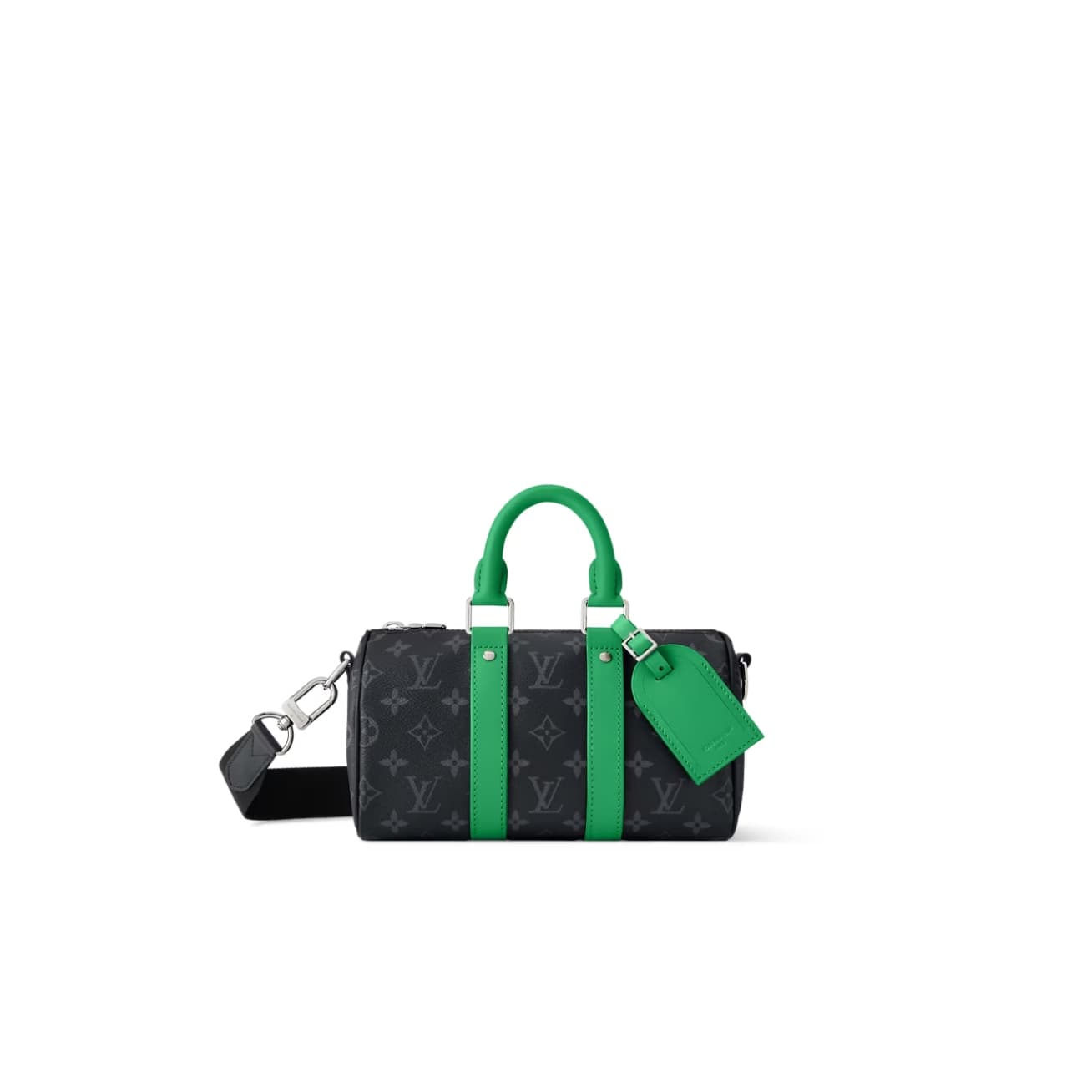 Louis Vuitton Keepall Bandoulière 25 Monogram Eclipse coated canvas M25885 Bamboo Green TOP