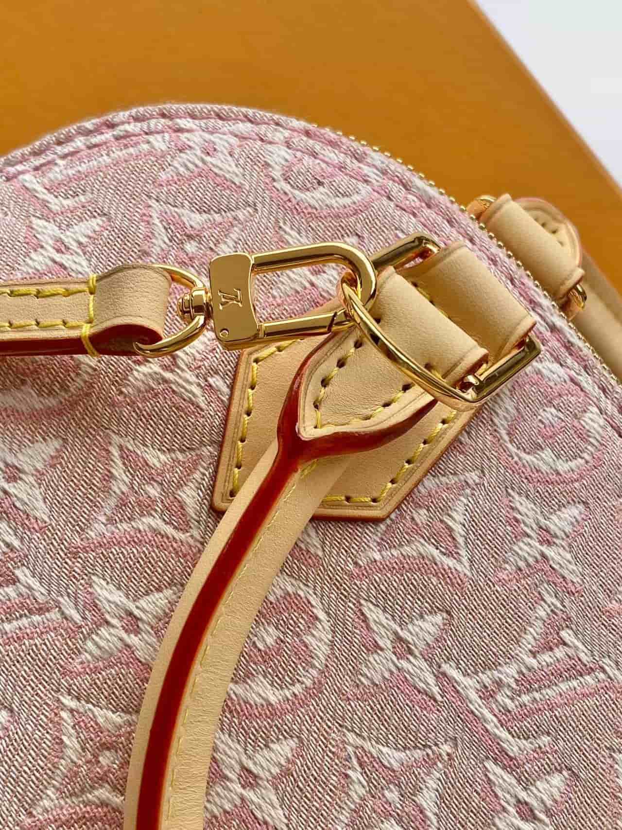 Louis Vuitton Alma BB Monogram Emblème Rose Ruban M2A378 High