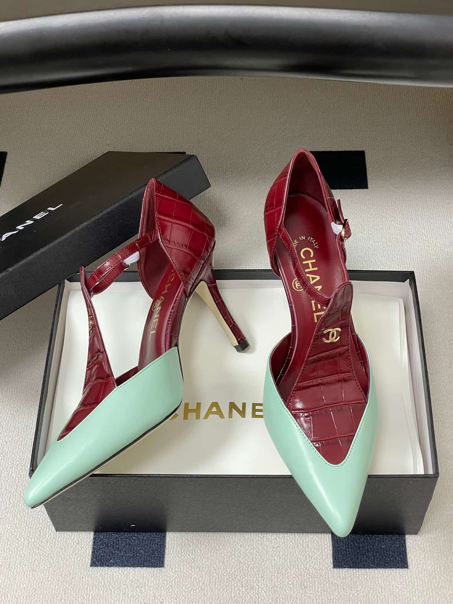 Chanel Mary Jane Pumps Shoes Women