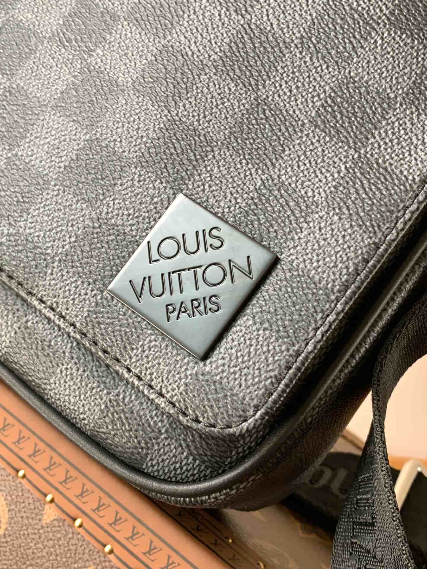 Louis Vuitton District PM Damier Graphite coated canvas N42710 High