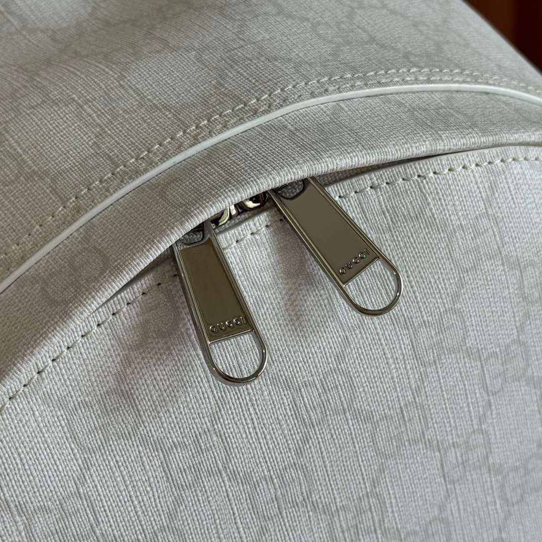 Gucci Ophidia Medium Backpack White soft GG Supreme 834466 High