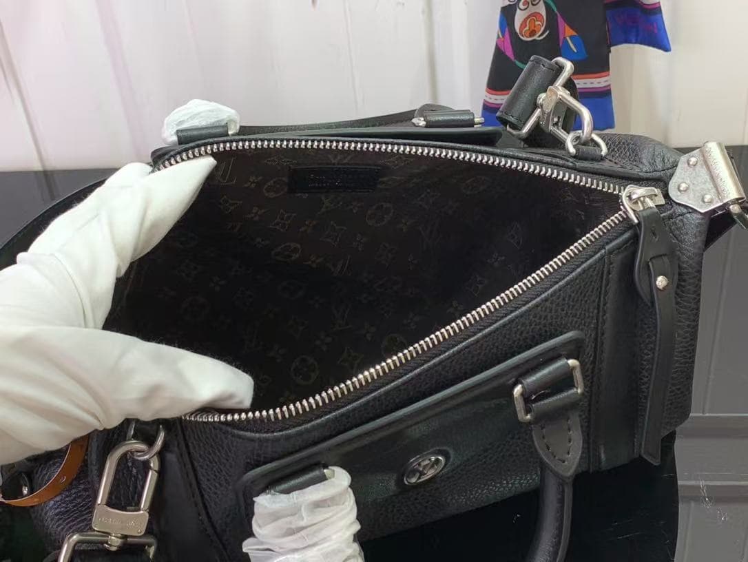 Louis Vuitton Nano LV Biker Bag Lambskin M14623 Black High
