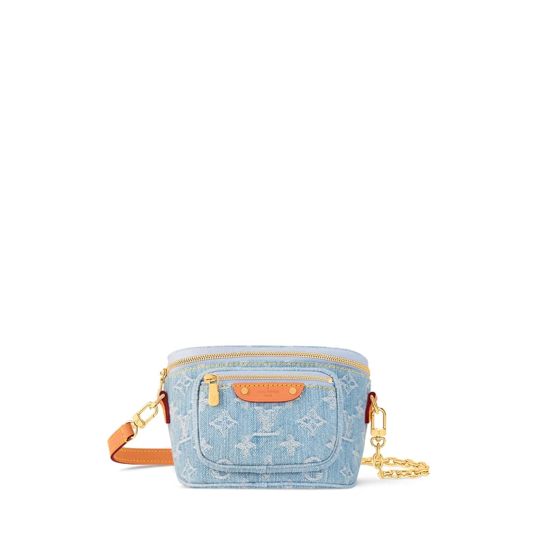 Louis Vuitton Mini Bumbag Sky Blue Monogram Denim M83353 TOP