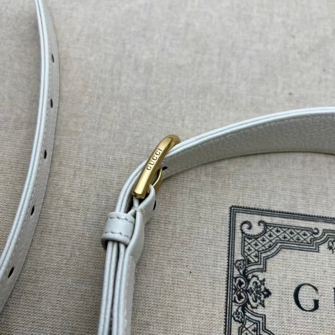 Aphrodite small shoulder bag 731817 Leather White High