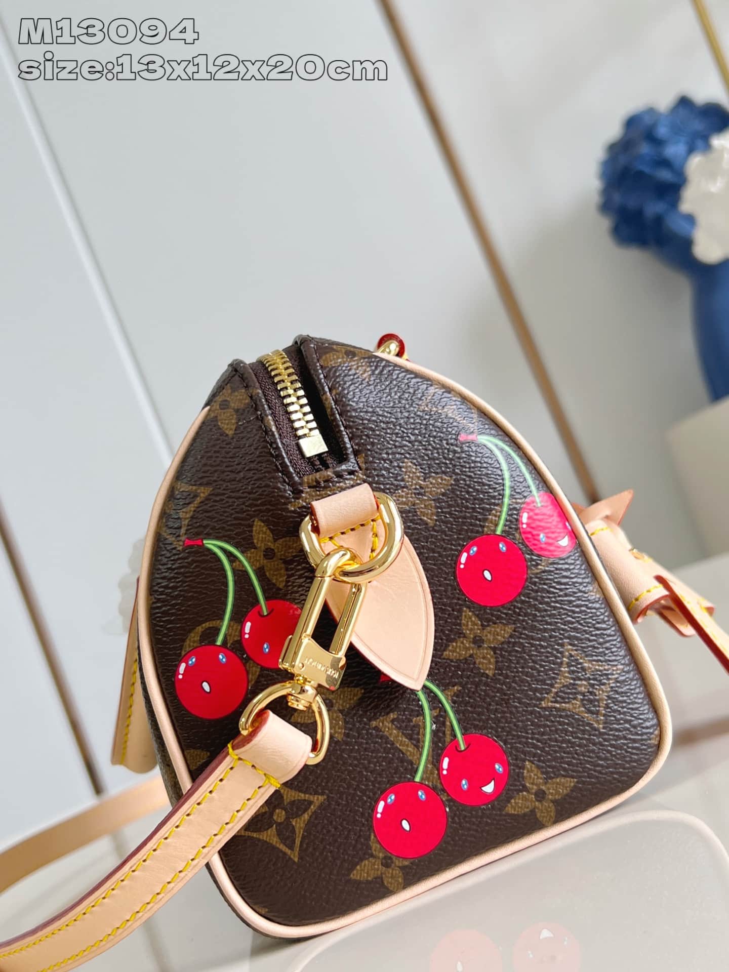 Louis Vuitton x Murakami Speedy Bandoulière 20 Monogram cherry coated canvas M13094 High