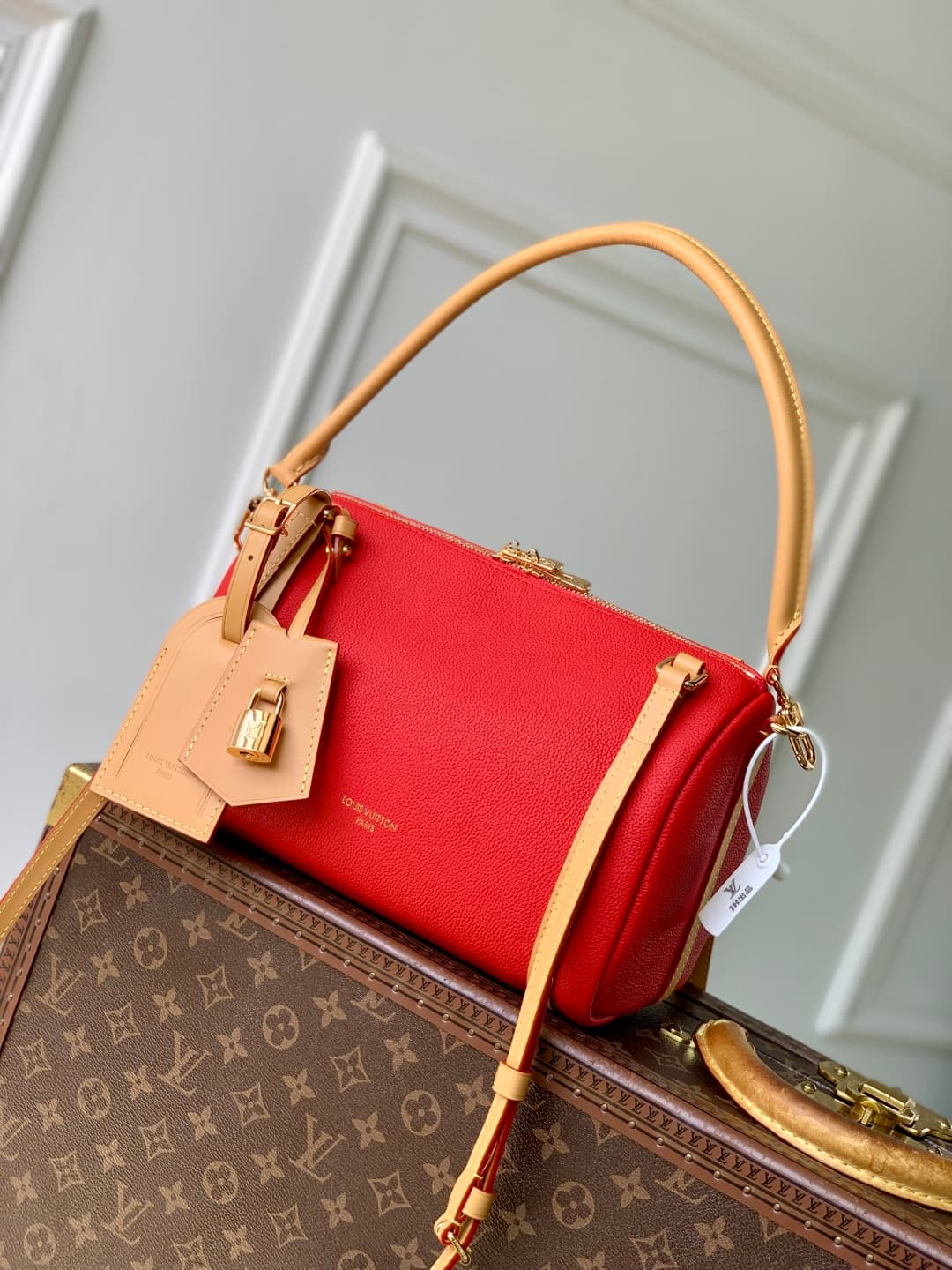 Louis Vuitton Express PM Calfskin leather Red M26905 High
