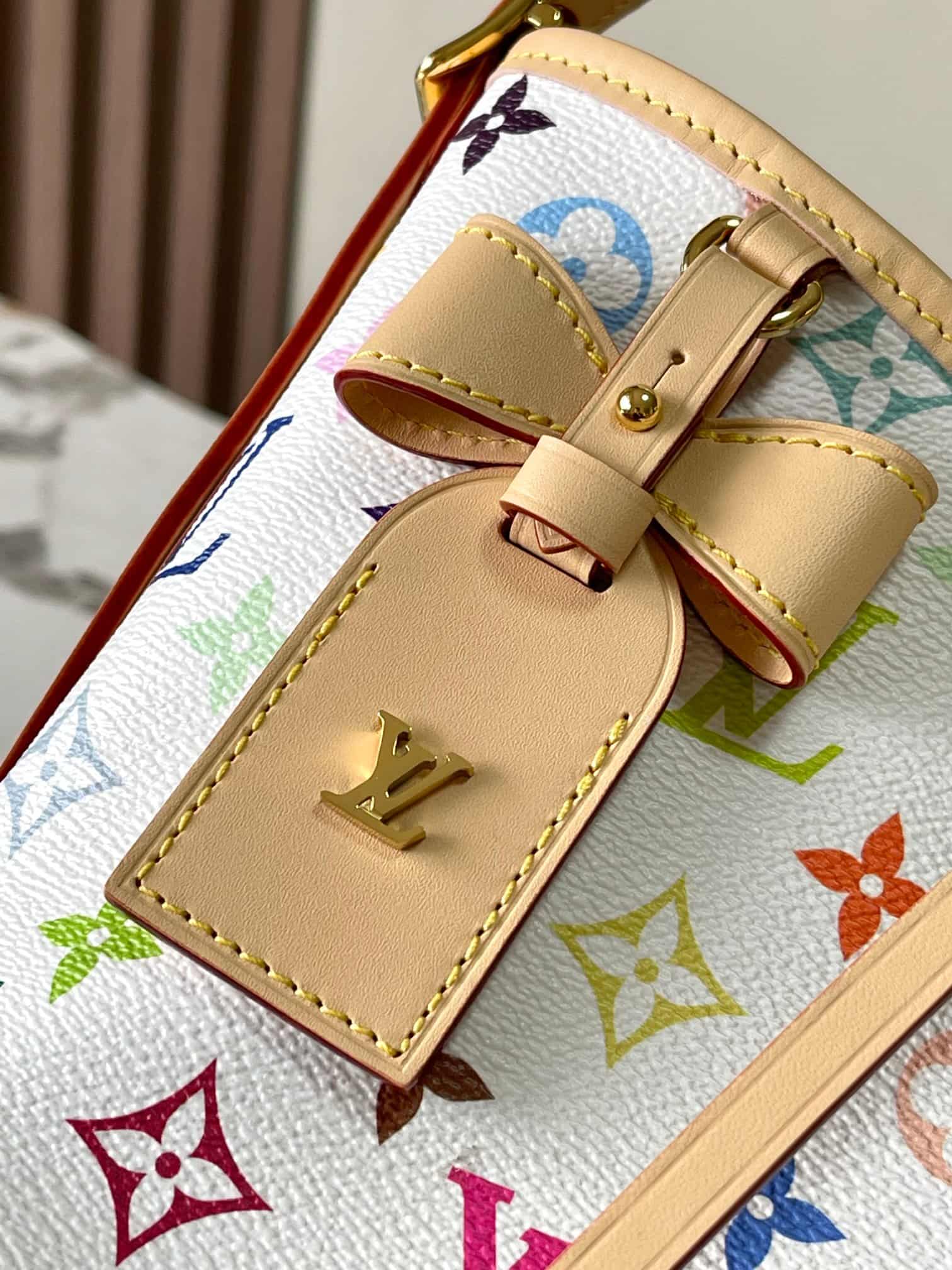 Louis Vuitton x Murakami CARRYALL PM M13661 Monogram coated canvas Top