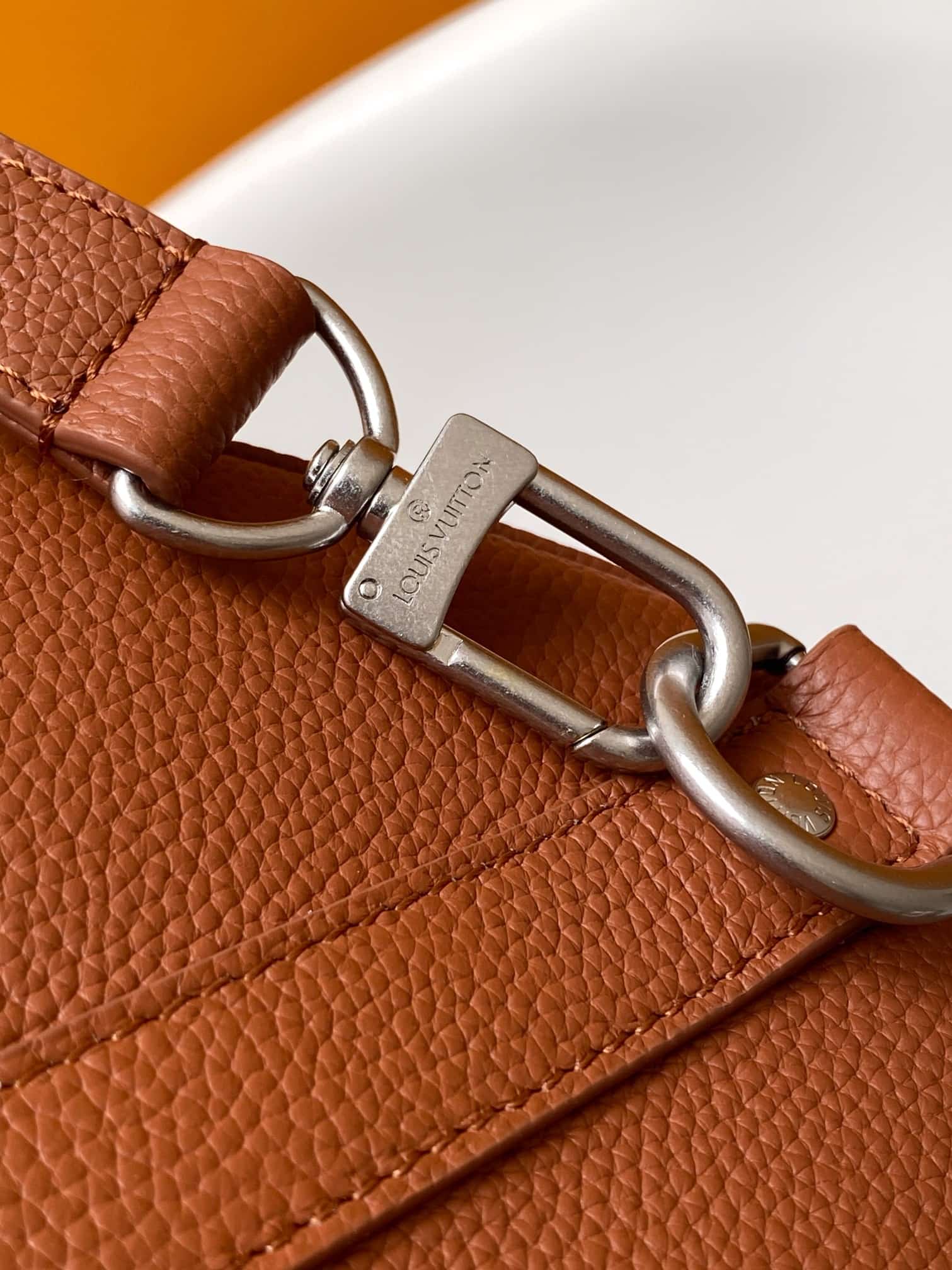 Louis Vuitton Keepall Bandoulière 35 LV Aerogram Tan Waxy calfskin M25980 High