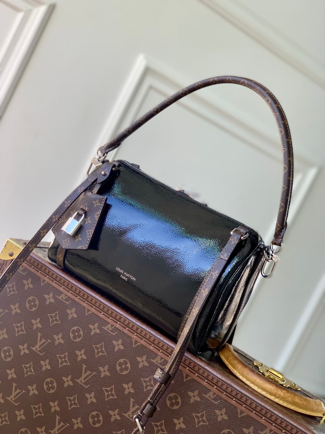 Louis Vuitton Express PM bag calfskin leather in black M27920 High