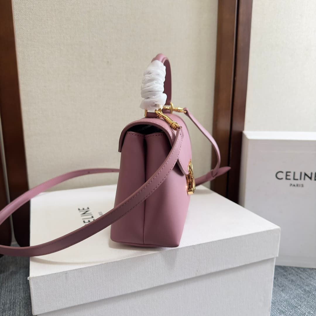 Celine Mini Nino bag in Pinkish-purple Supple Calfskin High