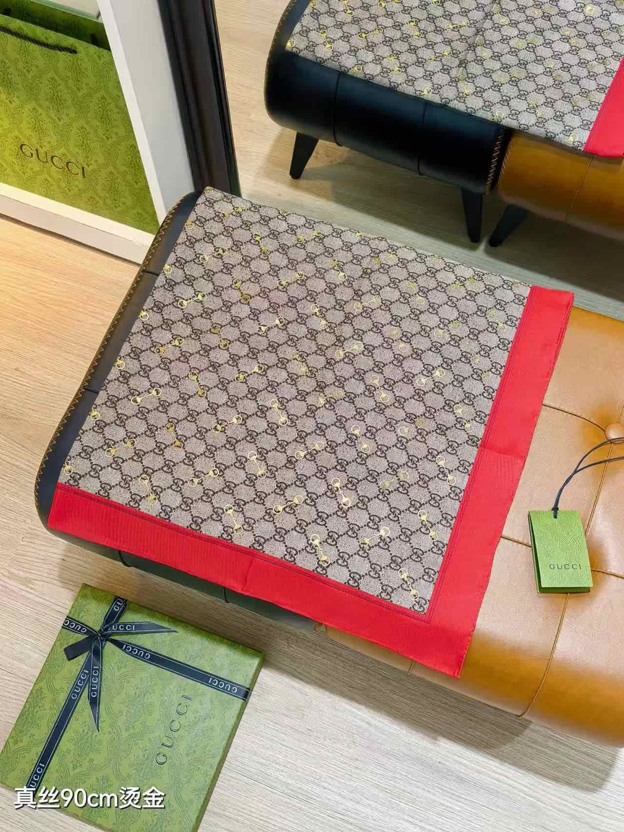 Gucci Silk Square Scarf