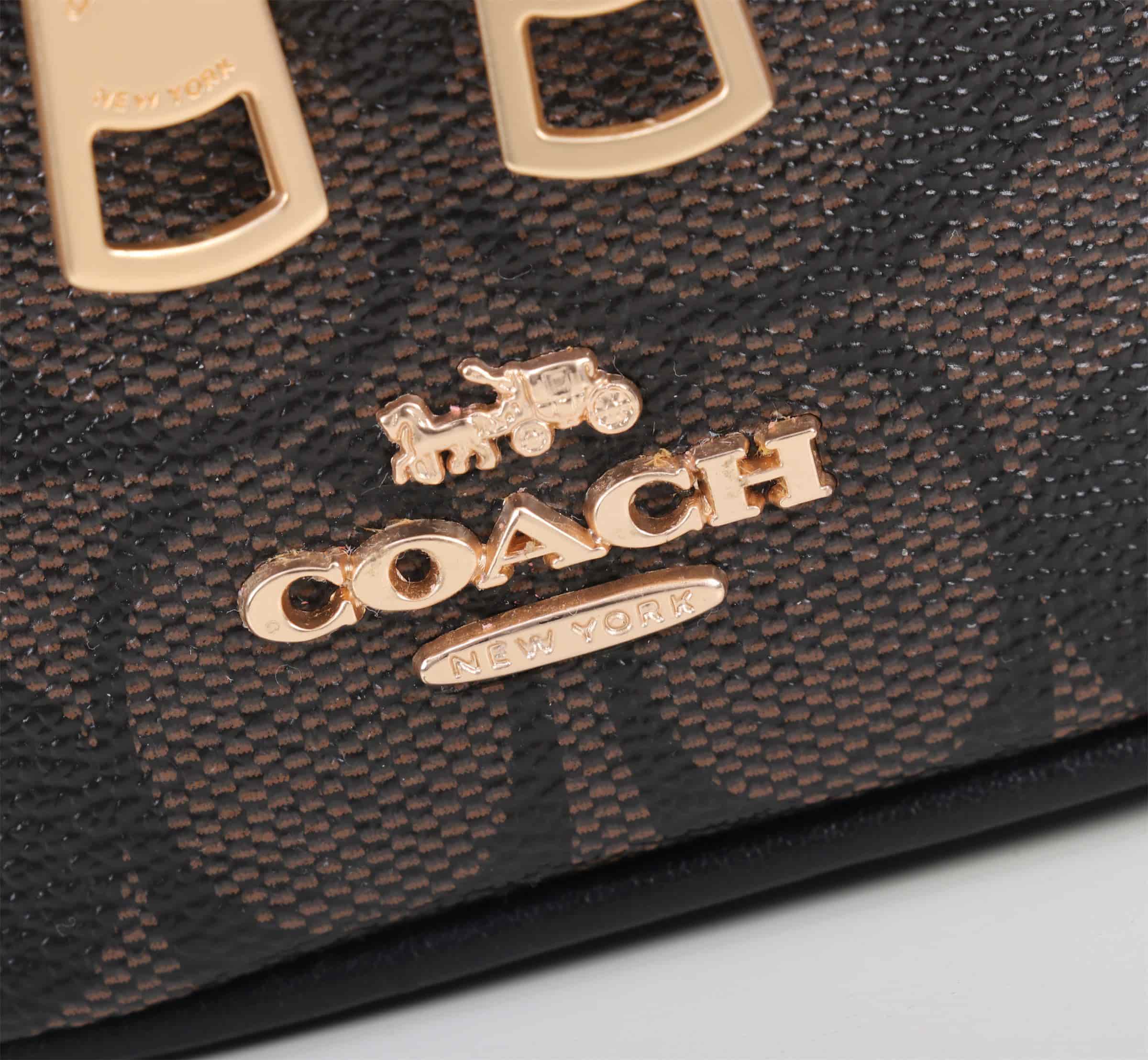 COACH Ava Crossbody Bag in Signature Canvas Brown CY733 High