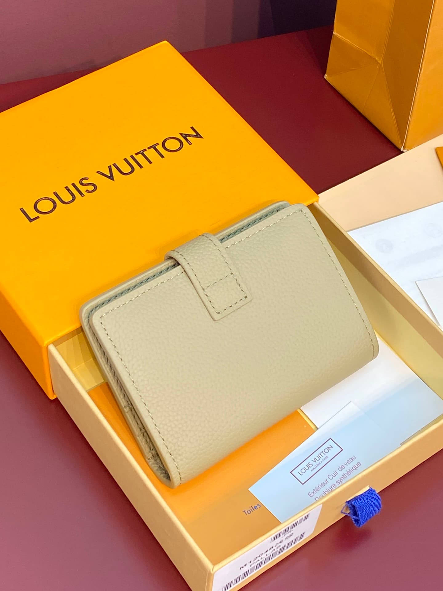 Louis Vuitton Low Key Compact Wallet Light Green Smooth calfskin M12408 High