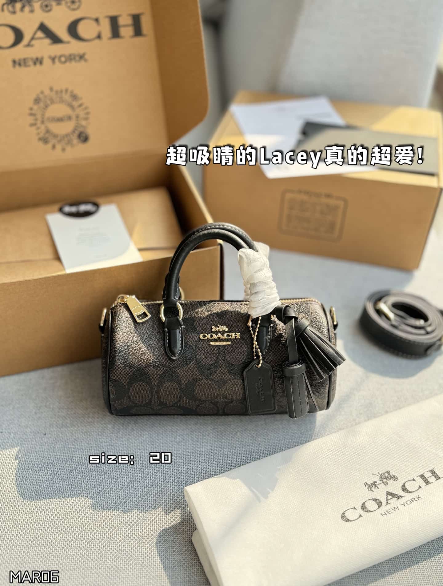 Coach Lacey Crossbody Bag In Signature Canvas