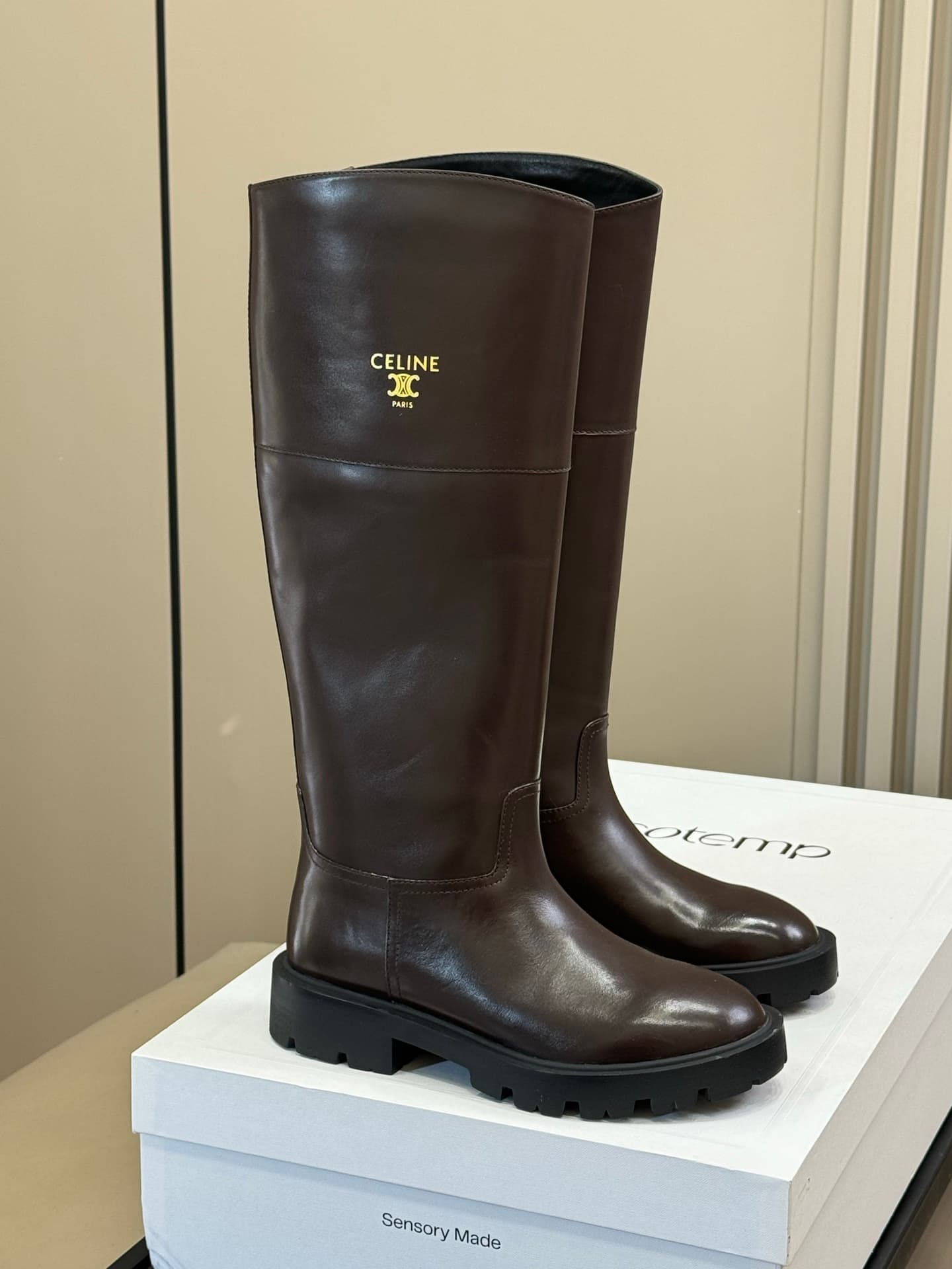 Celine MARGARET HIGH BOOT IN Calfskin Women