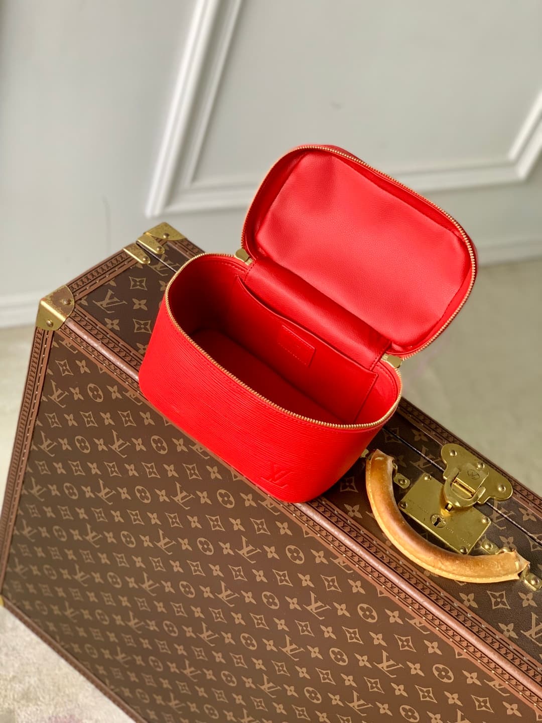 Louis Vuitton Nice Mini Epi grained leather Rouge M15191 Red High