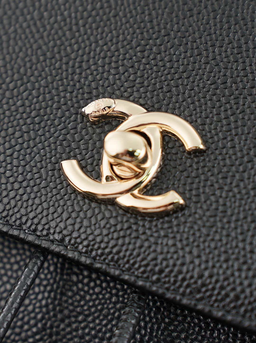 Chanel Mini Business Affinity Duma Backpack Grained Calfskin&Gold-Tone Metal Black AS3530 A