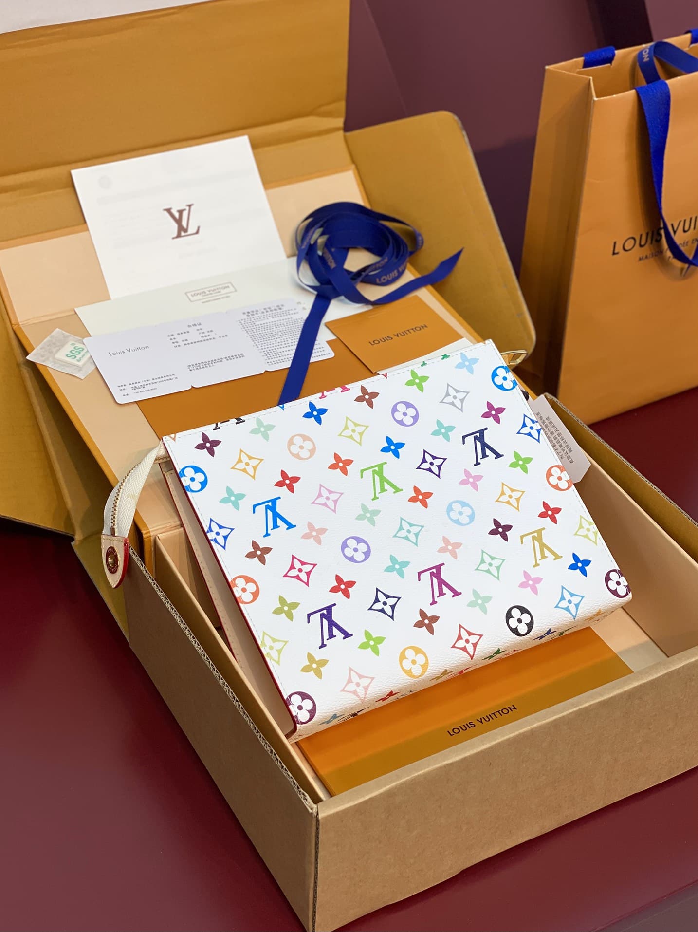 Louis Vuitton x Murakami Toiletry Pouch Monogram coated canvas M14180 High