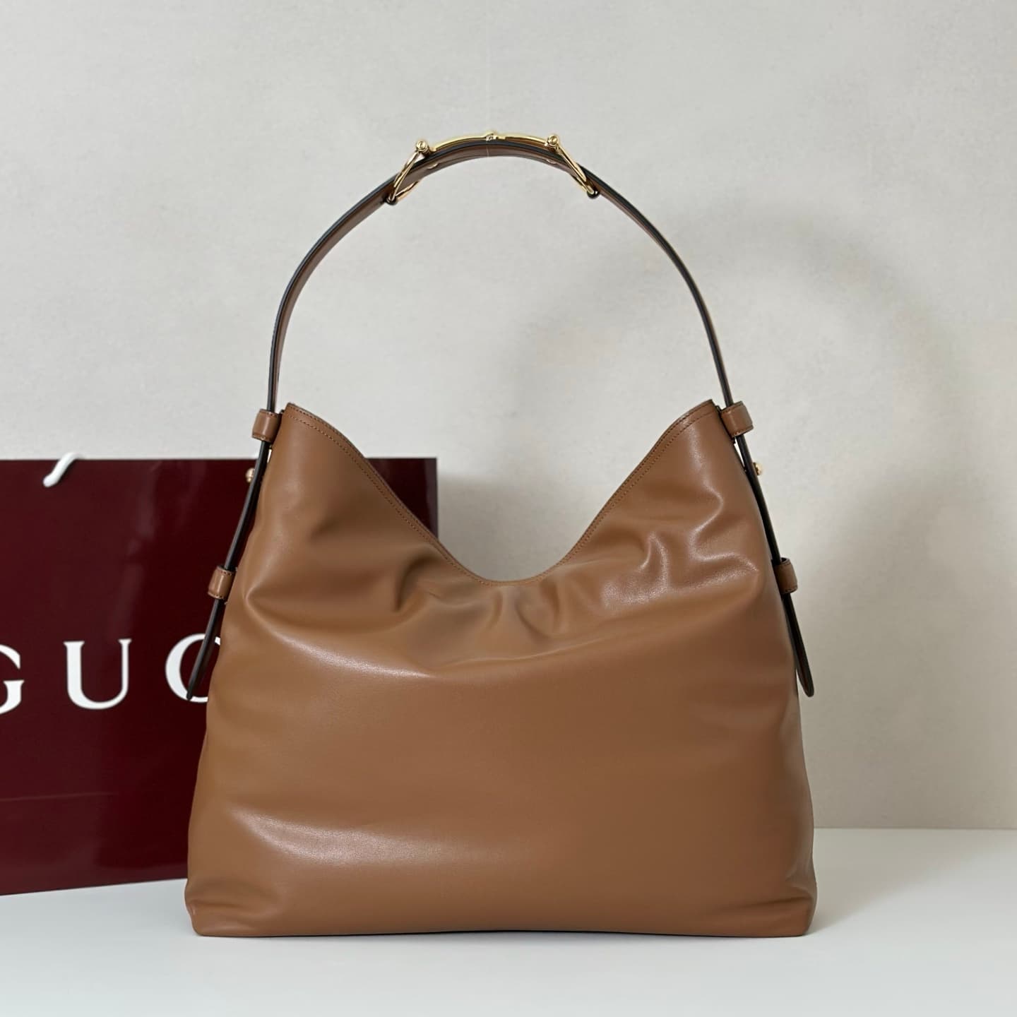 Gucci Beatrix large tote bag 850546 brown leather High
